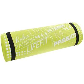 Lifefit Yoga mat exclusiv plus zelená (4891223096842)