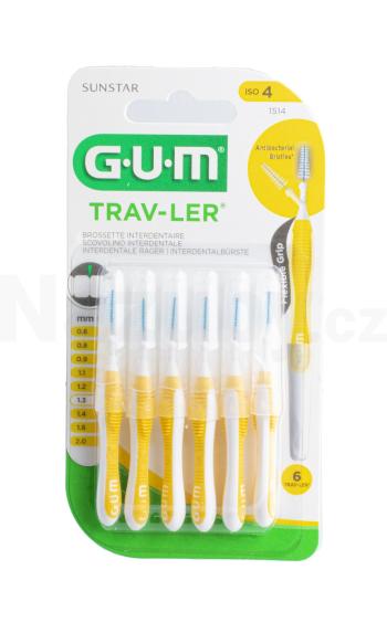 GUM Trav-Ler mezizubní kartáčky 1,3 mm 6 ks