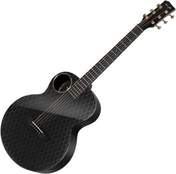 Enya Music X4 Pro Mini Acoustic Plus Black Elektroakustická kytara Jumbo