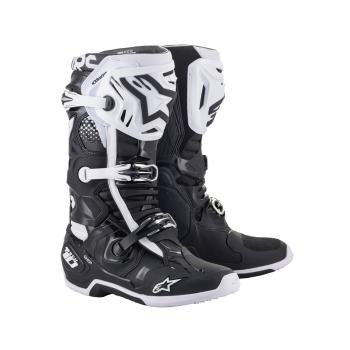 Moto boty Alpinestars Tech 10 černá/bílá  černá/bílá  42