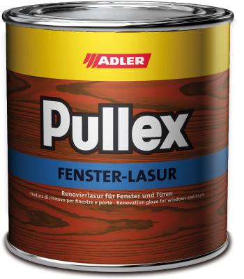 ADLER PULLEX-FENSTER LASUR - Rozpúšťadlová lazúra na renováciu drevených okien a vchodových dverí ST 11/2 - nasi goreng, 0,75 L