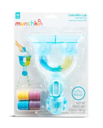 Munchkin Barevná laboratoř do vany s tabletami do koupele 36m+