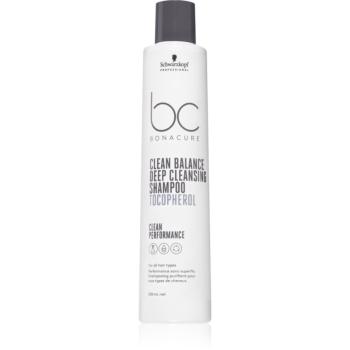 Schwarzkopf Professional BC Bonacure Clean Balance hloubkově čisticí šampon 250 ml