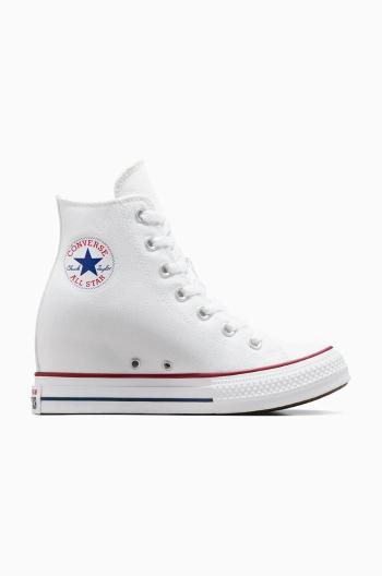 Kecky Converse Chuck Taylor All Star Wedge dámské, bílá barva, A11908C