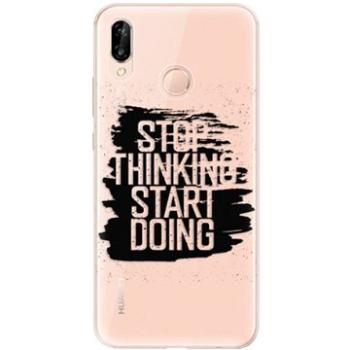 iSaprio Start Doing - black pro Huawei P20 Lite (stadob-TPU2-P20lite)