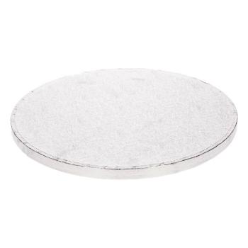 Cakesupplies Dortová podložka stříbrná Ø 27,5 cm, 12 mm