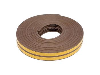 Těsnění do oken a dveří samolepící VOREL TO-76760 9x4mm TYP E hnědé 6m