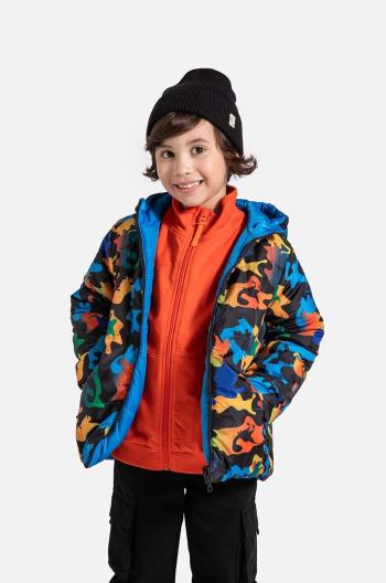 Dětská oboustranná bunda Coccodrillo modrá barva, OUTERWEAR BOY KIDS