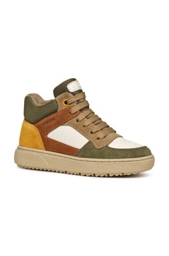 Dětské sneakers boty Geox THELEVEN zelená barva, J46LDC.5422