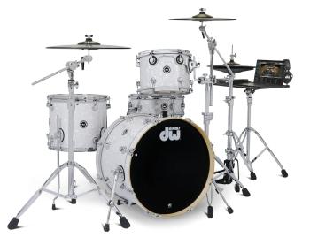 DWe 4-Piece White Marine Pearl Finish Ply Kit