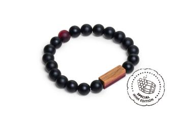 Korálkový náramek Red Wine Bracelet s možností výměny či vrácení do 30 dnů zdarma - S = 16 - 17 cm