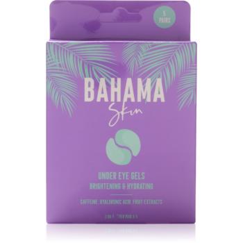 Bahama Skin Under Eyes Gels hydrogelová maska na oční okolí pro rozjasnění a hydrataci 5x2 ks