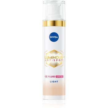 NIVEA Luminous 630 Anti Spot rozjasňujúci CC krém SPF 30 odtieň Light 40 ml