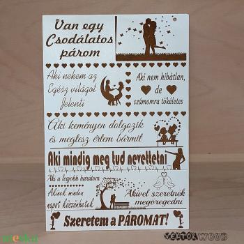 Van egy csodálatos párom tábla