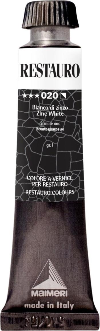 Maimeri Varnish Restauro Restaurační barva Zinc White 020 20 ml 1 ks