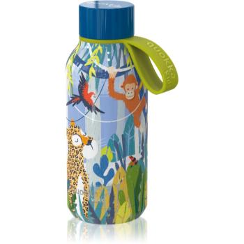 Quokka Solid Kids termoláhev s poutkem Jungle 330 ml