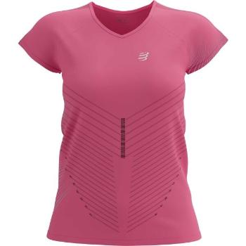 Compressport PERFORMANCE SS TSHIRT W Dámské běžecké triko, růžová, velikost