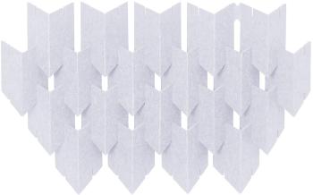 Mega Acoustic DART-PET 12 Pieces White Absorpční penový panel