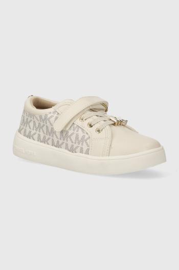 Dětské sneakers boty Michael Kors béžová barva