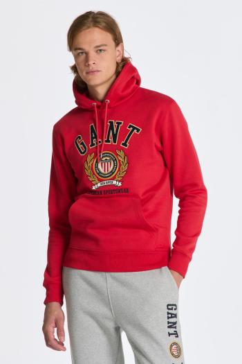 MIKINA GANT CREST SWEAT HOODIE RICH RED