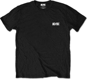 AC/DC Tričko Black Ice (Back Print) Unisex Black M