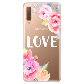 Odolné silikonové pouzdro iSaprio - Love - Samsung Galaxy A7 (2018)