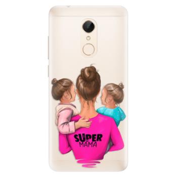 Silikonové pouzdro iSaprio - Super Mama - Two Girls - Xiaomi Redmi 5