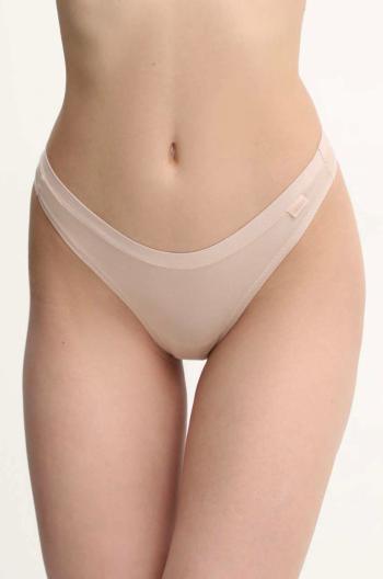 Tanga Dkny béžová barva