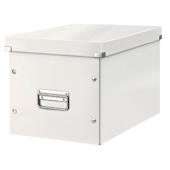 Fehér fedeles karton tárolódoboz 32x36x31 cm Click&Store – Leitz