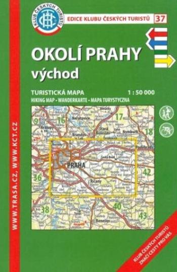 KČT 37 Okolí Prahy východ 1:50 000