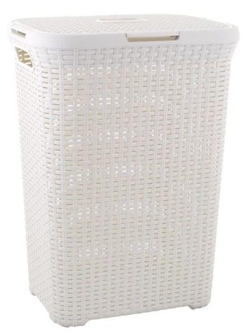 CURVER STYLE RATTAN 30459 Koš na prádlo 60 l krémový