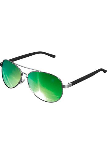 Urban Classics Sunglasses Mumbo Mirror silver/green - UNI