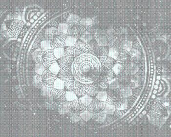 Tečkování - VESMÍRNÁ MANDALA