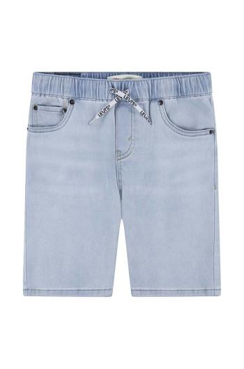 Dětské riflové kraťasy Levi's LVB SKINNY DOBBY SHORT