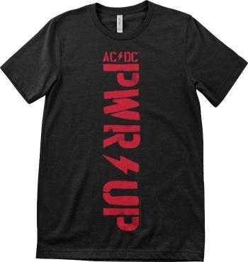 AC/DC Tričko PWR-UP Vertical Logo Unisex Black S
