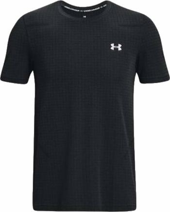 Under Armour Men's UA Seamless Grid Black/Mod Gray S Fitness tričko