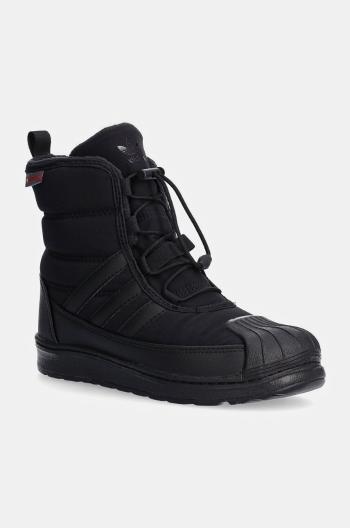 Dětské zimní boty adidas Originals SUPERSTAR 360 BOOT 2.0 C černá barva, ID9723