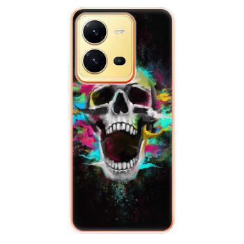 Odolné silikonové pouzdro iSaprio - Skull in Colors - Vivo X80 Lite 5G