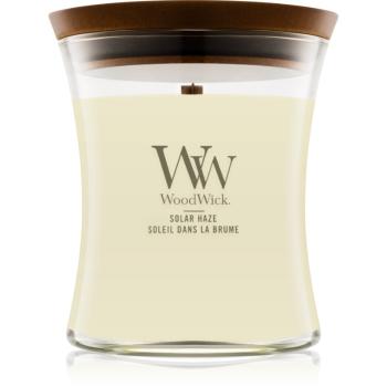 Woodwick Solar Haze vonná svíčka s dřevěným knotem 275 g
