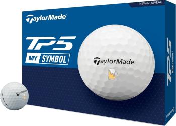 TaylorMade TP5 White w/ Beer Golfové míčky