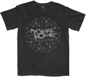 My Chemical Romance Tričko Circle March Unisex Black S