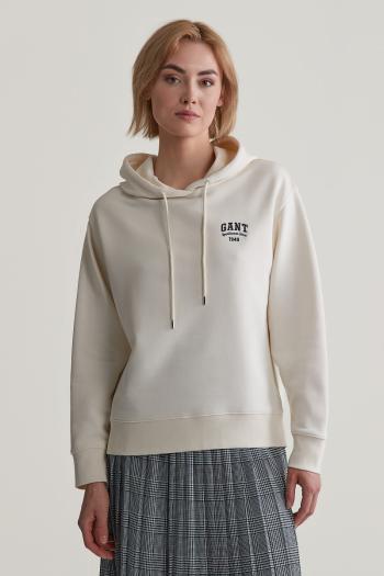 MIKINA GANT SMALL GRAPHIC HOODIE CREAM