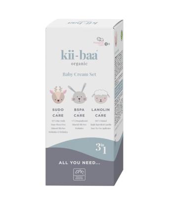 kii-baa organic All You Need sada krémů pro matku a dítě 3 ks