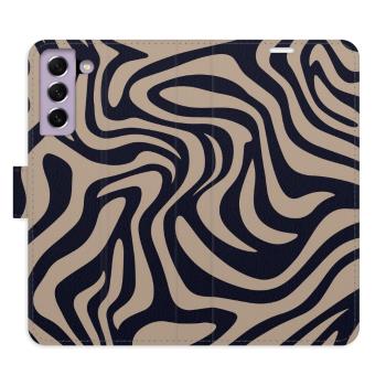 Flipové pouzdro iSaprio - Zebra Black 02 - Samsung Galaxy S21 FE 5G