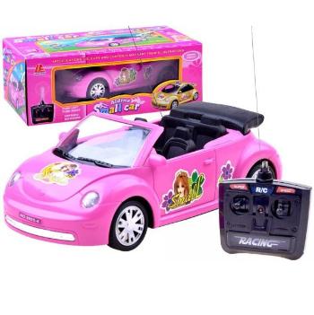 Růžový kabriolet Garbusek Beetle CABRIO R/C