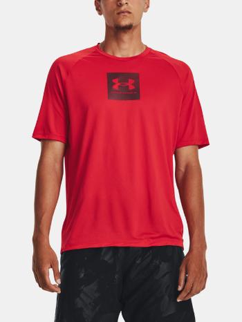 Under Armour UA Tech Prt Fill SS Triko Červená