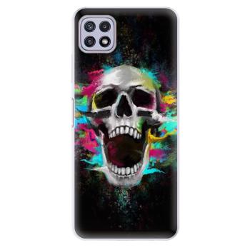 Odolné silikonové pouzdro iSaprio - Skull in Colors - Samsung Galaxy A22 5G