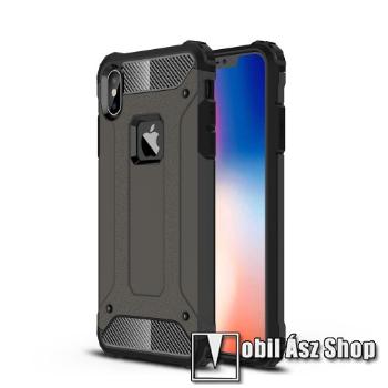 OTT! MAX DEFENDER műanyag védő tok / hátlap - BRONZ - szilikon belső, ERŐS VÉDELEM! - APPLE iPhone XS Max