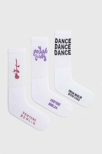 Ponožky Vertere Berlin 3-pack NIGHTTIME bílá barva, VER SOCKS