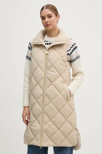 Vesta Barbour Leverton Puffer Gilet béžová barva, LGI0171